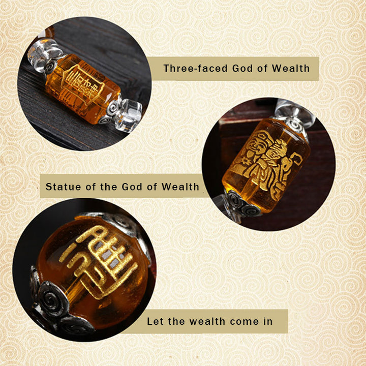 Buddha Stones Tiger Eye Bead Fortune Prosperity Bracelet - image 7