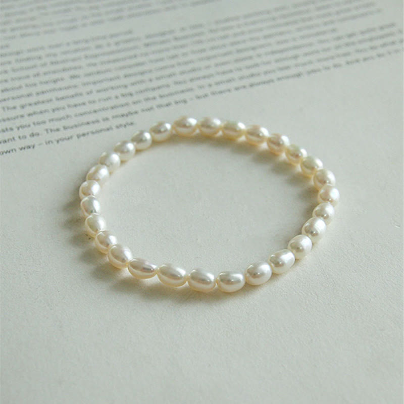 Buddha Stones Natural Pearl Healing Beaded Bracelet - image 3