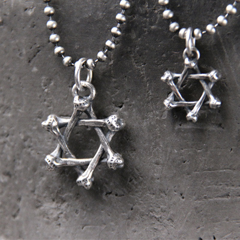 925 Sterling Silver Star of David Hope Protection Necklace - image 5