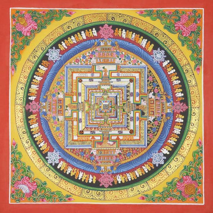 Buddha Stones Tibetan Thangka Painting Blessing Handmade Decoration - image 6