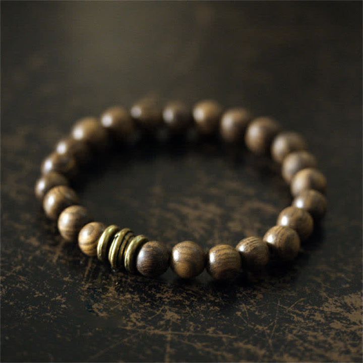 Buddha Stones Tibetan Sandalwood Protection Bracelet - image 3