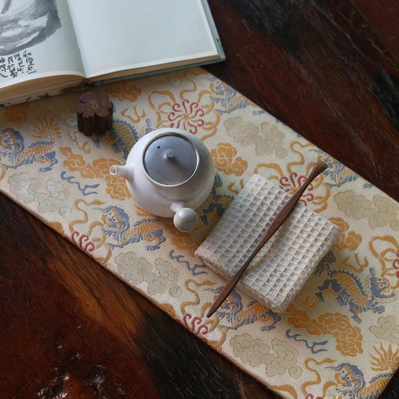 Elegant Floral Brocade Pattern Cup Mat Tea Cup Coaster - Kirin - image 0