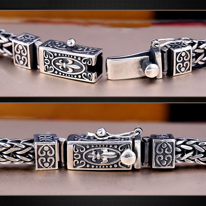 Buddha Stones Retro Dragon Keel Braided Design Balance Healing Bracelet - image 5