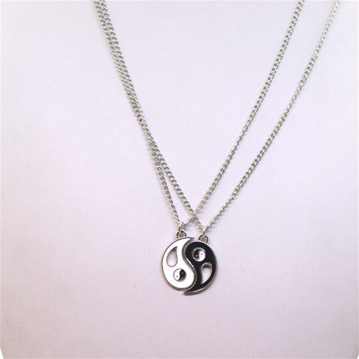 2pcs Yin Yang Pendant Couple Necklace - image 13