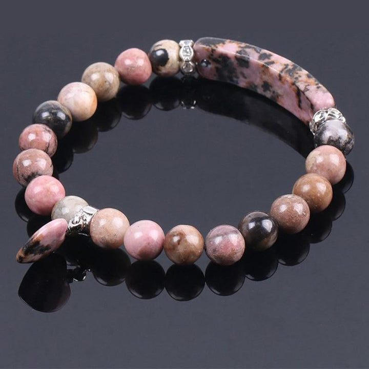 Buddha Stones Natural Quartz Love Heart Healing Beads Bracelet - image 15