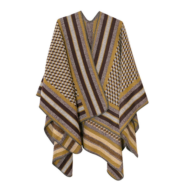 Buddha Stones Tibetan Shawl Classic Pattern Winter Cozy Warm Travel Scarf Wrap - image 21