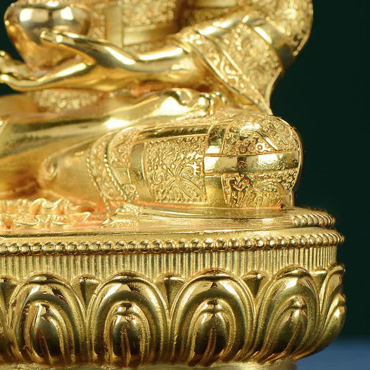 Buddha Shakyamuni Figurine Enlightenment Copper Statue Home Offering Decoration - image 14