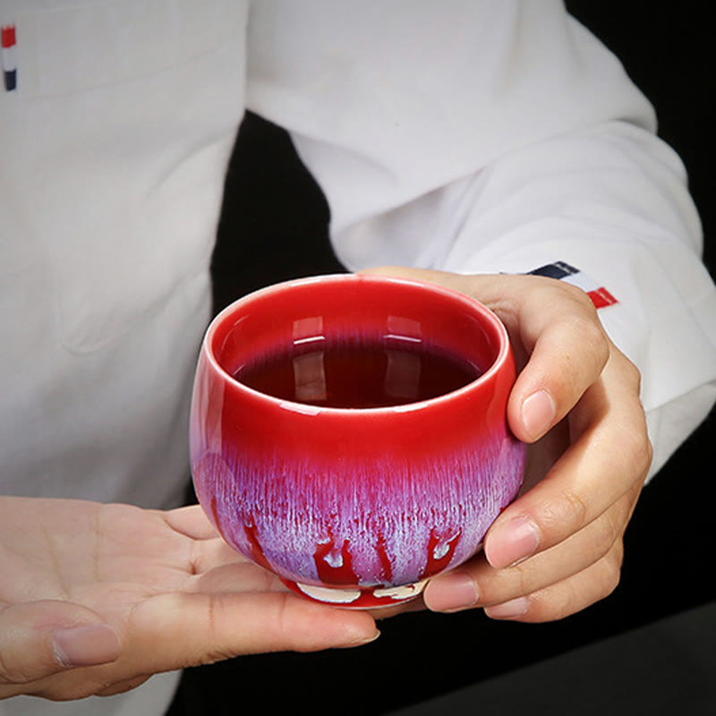 Buddha Stones Chinese Jianzhan Glaze Kiln Change Ceramic Teacup Tenmoku Kung Fu Tea Cup - image 19