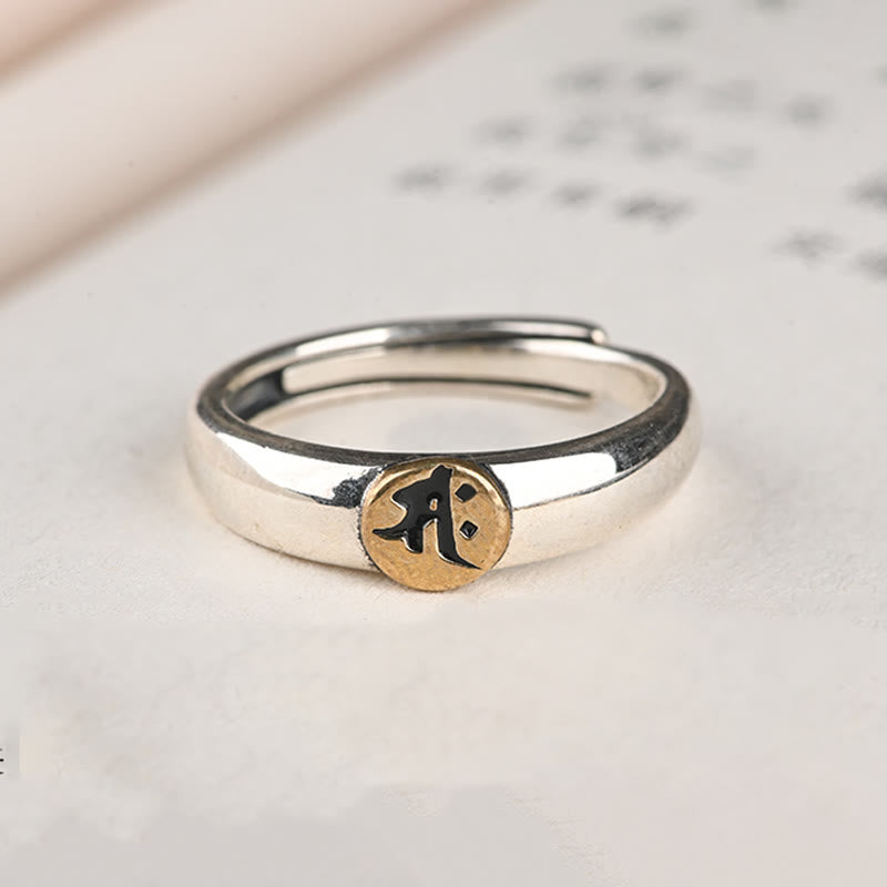 Buddha Stones Tibetan Om Mani Padme Hum Carved Chinese Zodiac Natal Buddha Peace Ring - image 25