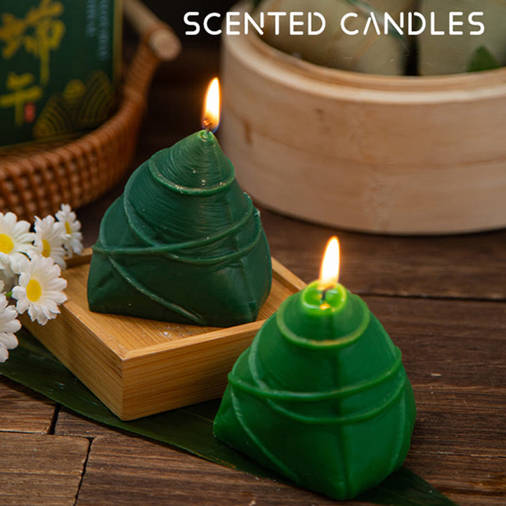 Buddha Stones Dragon Boat Festival Zongzi Pattern Scented Candle Gift For Family Friends - image 13