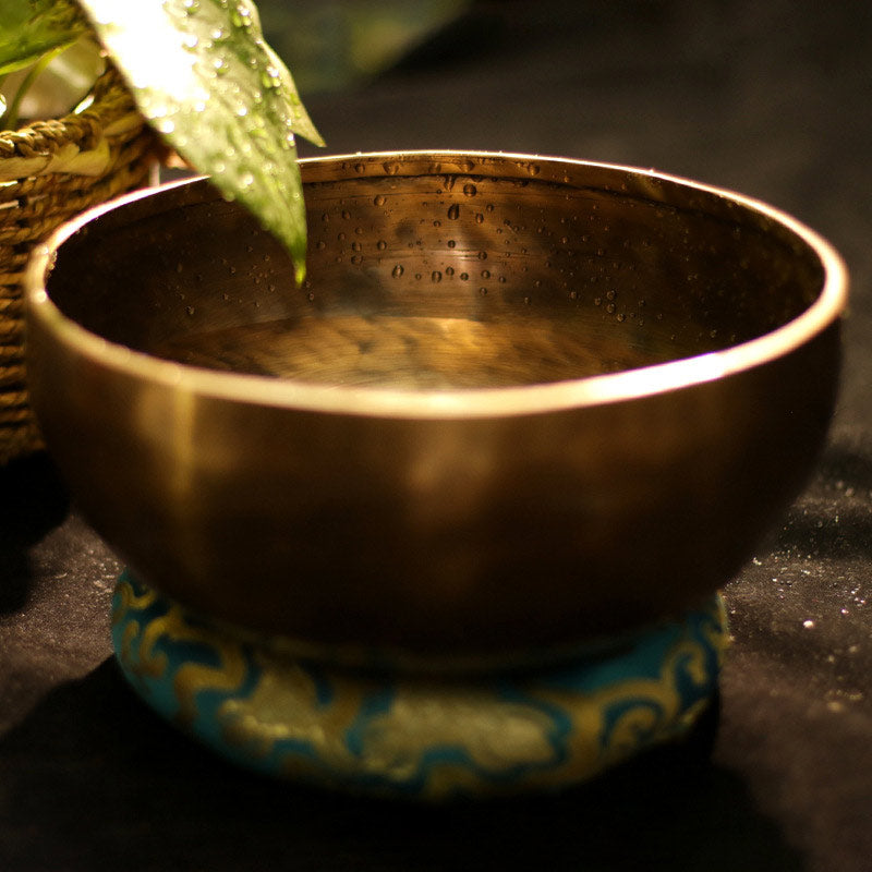 Buddha Stones Tibetan Sound Bowl Handcrafted for Healing and Meditation Positive Energy Singing Bowl Set - image 1
