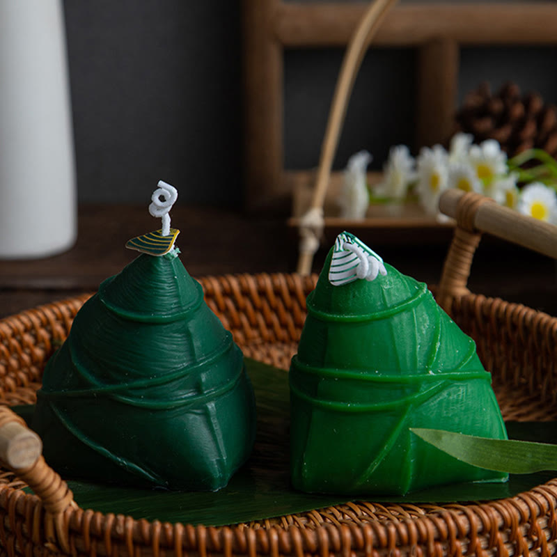Buddha Stones Dragon Boat Festival Zongzi Pattern Scented Candle Gift For Family Friends - image 0