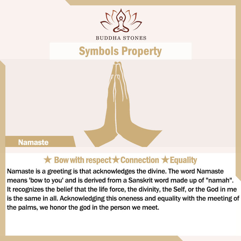 Buddha Stones 925 Sterling Silver Namaste Equality Stud Earrings - image 14