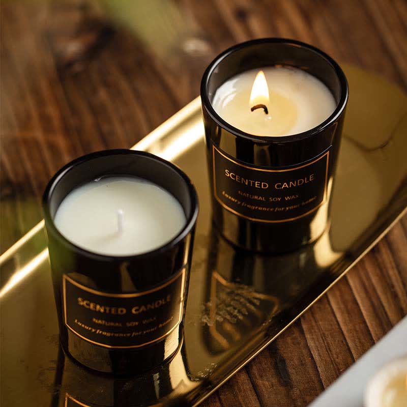 Blue Bell Pear Freesia Fragrance Meditation Prayer Scented Aromatherapy Soy Wax Candle - image 0