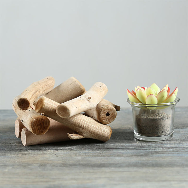 Buddha Stones Wood Candlestick Home Candle Holder Decoration - image 10