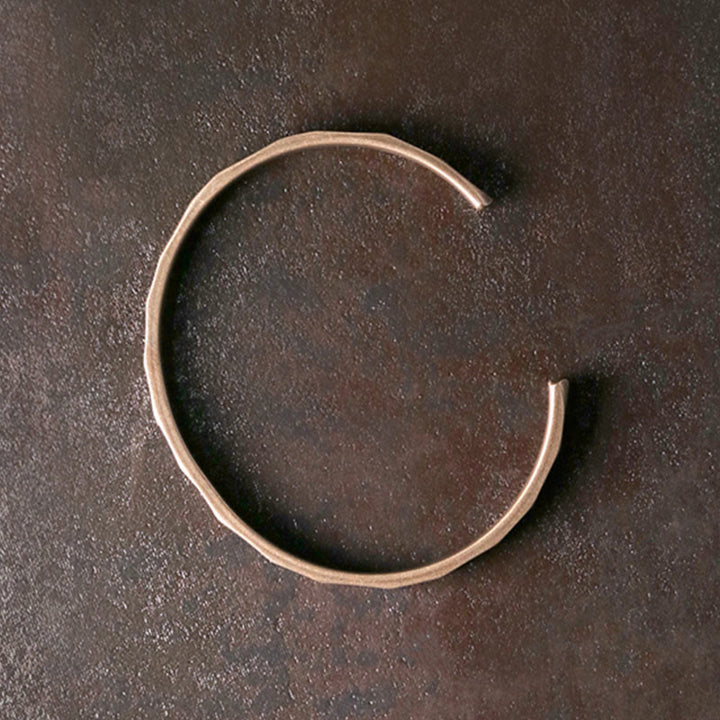 Buddha Stones Vintage Rustic Design Copper Wealth Adjustable Cuff Bracelet - image 4
