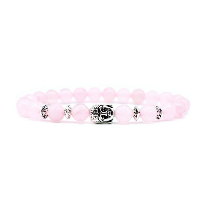 Buddha Stones Amethyst Love Healing Bracelet - Pink Crystal - image 9