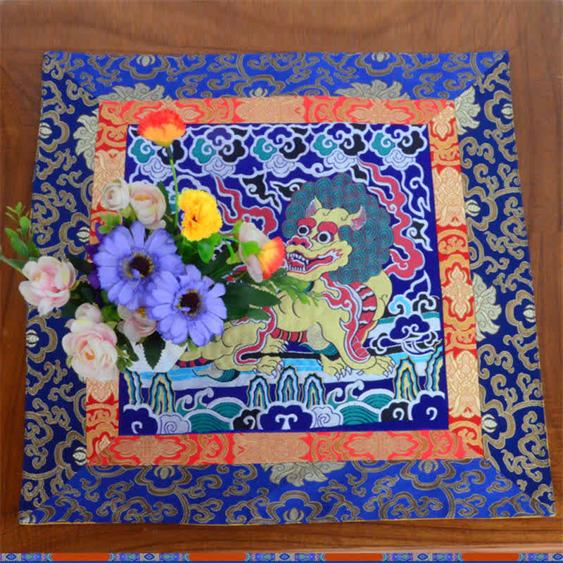 Fengshui Kirin Prayer Altar Mat Healing Meditation Auspicious Symbol Mat - image 18