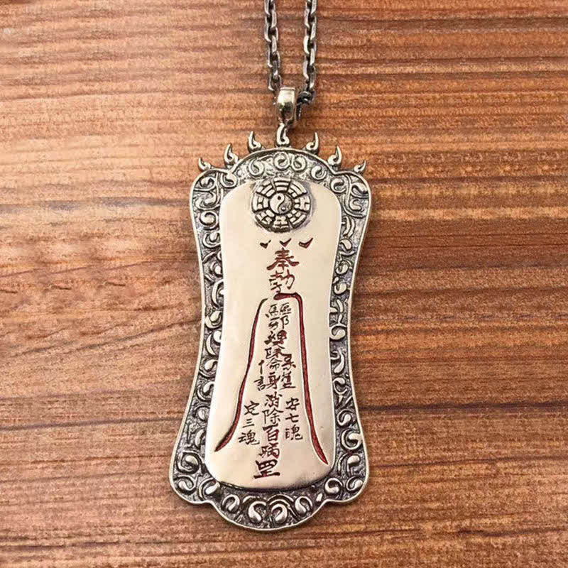 Buddha Stones FengShui Bagua PiXiu Cinnabar Balance Necklace Pendant - image 8