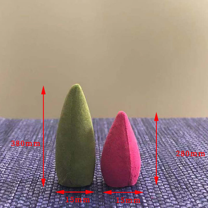 Buddha Stones Mixed Floral Aroma Sandalwood Backflow Incense 50 Cones Pack - image 5