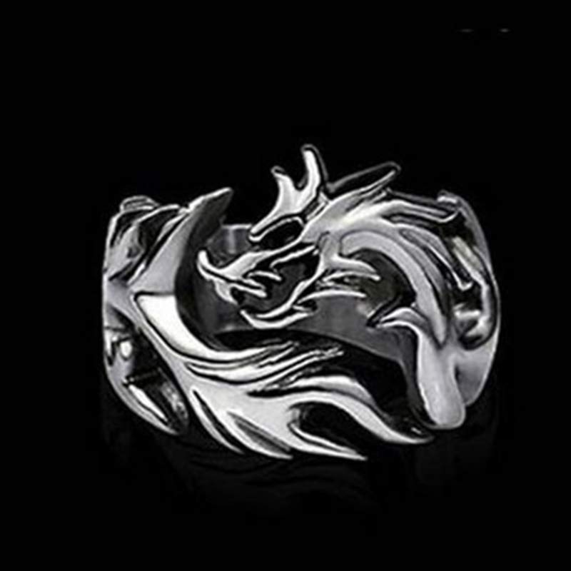Buddha Stones Dragon Pattern Protection Strength Adjustable Ring - image 9