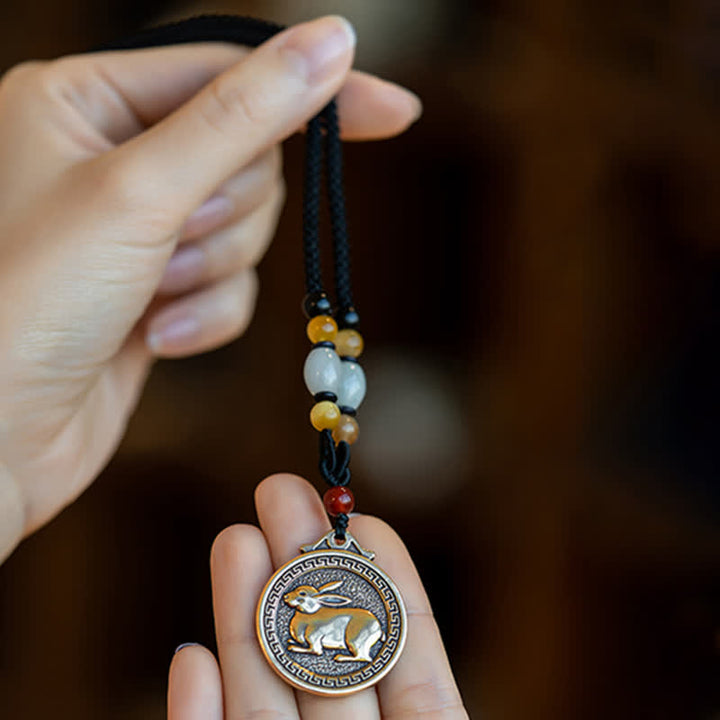 12 Chinese Zodiac Blessing Wealth Fortune Necklace Pendant - image 2