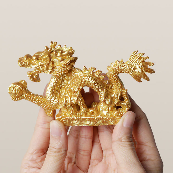 Buddha Stones Feng Shui Dragon Auspicious Cloud Wealth Luck Decoration - image 3
