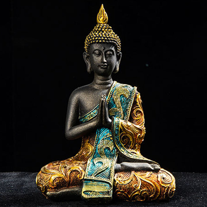 Buddha Stones Tibetan Buddha FengShui Decoration - 14*20*9cm - image 2