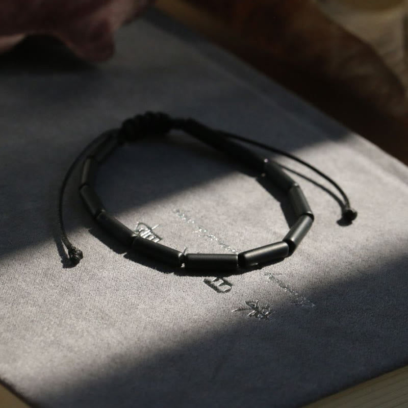 Buddha Stones Black Onyx Bead Support Protection Bracelet - image 4