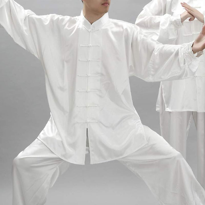 Buddha Stones Simple Pattern Meditation Prayer Spiritual Zen Tai Chi Qigong Practice Unisex Clothing Set - image 11