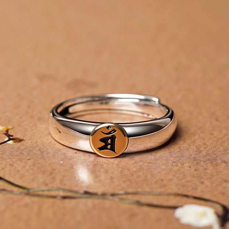 Buddha Stones Tibetan Om Mani Padme Hum Carved Chinese Zodiac Natal Buddha Peace Ring - image 18