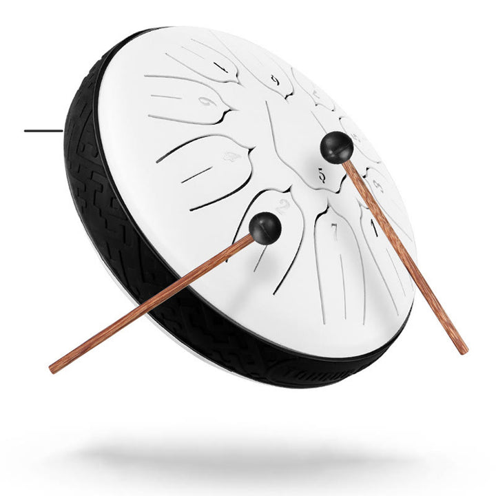 Buddha Stones Steel Tongue Drum Sound Healing Meditation Yoga Lotus Drum Kit 11 Note 6 Inch - image 7