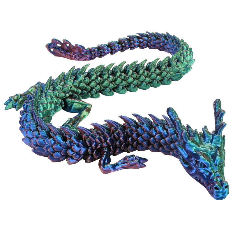 Buddha Stones Feng Shui Dragon Luminous 3D Printed Dragon Luck Success Home Decoration - image 0
