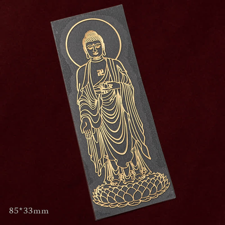 12 Chinese Zodiac Blessing Wealth Fortune Phone Sticker - Dog/Pig-Amitabha Buddha - Large - image 19