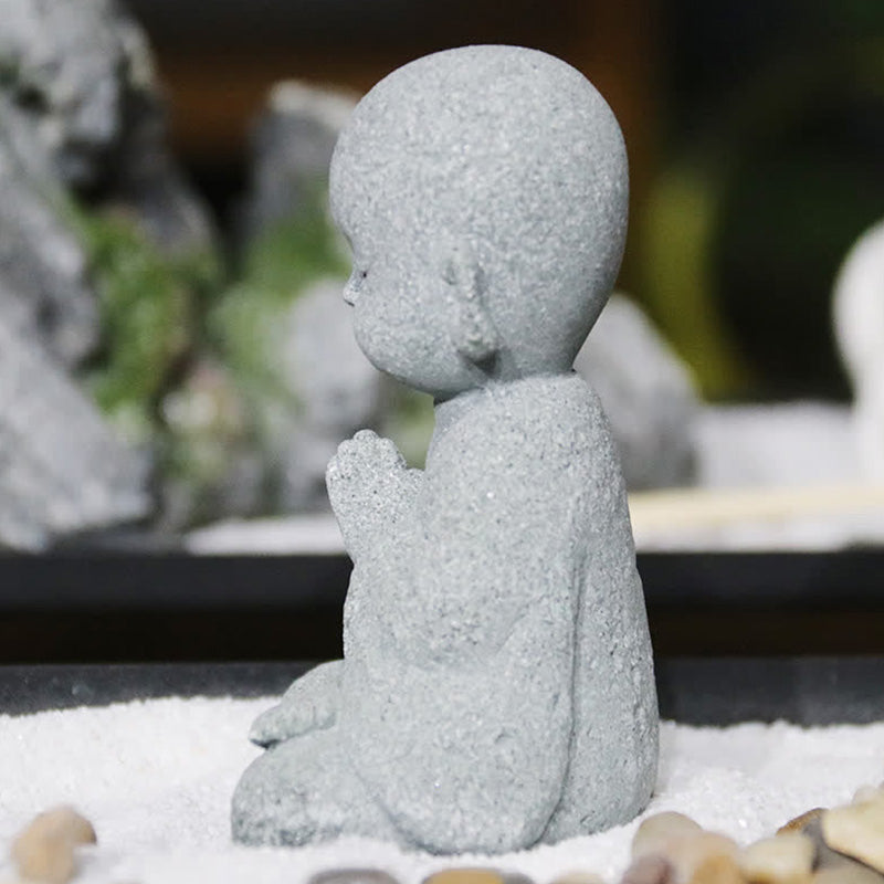 Buddha Stones Meditation Prayer Buddha Statue Compassion Home Decoration - image 9