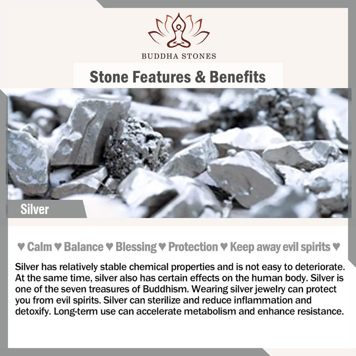 Buddha Stones 999 Sterling Silver Lotus Flower Heart Sutra Protection Ring - image 7