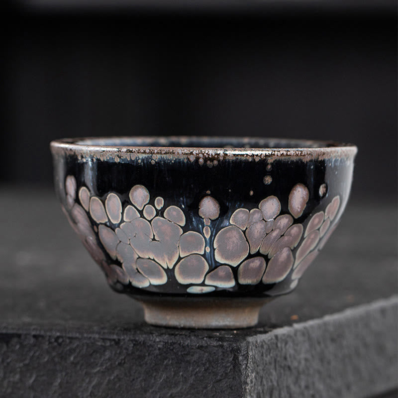 Buddha Stones Handmade Cherry Blossoms Sakura Design Chinese Jianzhan Ceramic Teacup Kung Fu Tea Cup - image 2