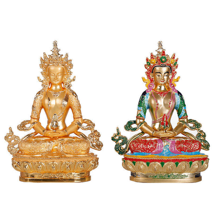Buddha Stones Longevity Buddha Figurine Serenity Statue Home Decoration - image 14