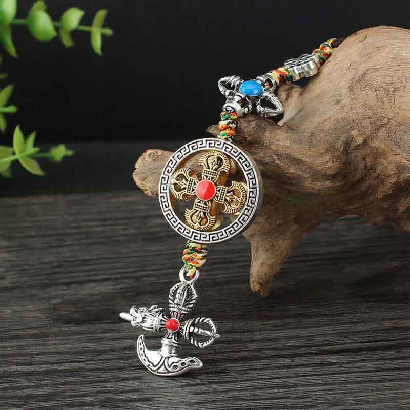Tibet Vajra Spiritual Power Car Hanging Decoration - image 3