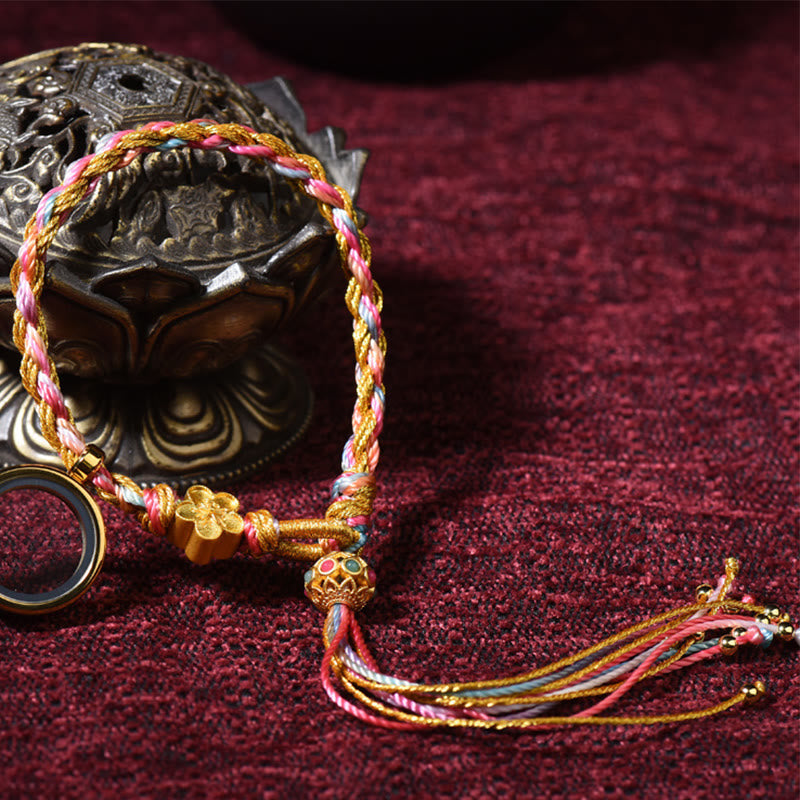 Buddha Stones Tibetan Handmade Luck Colorful String Single Double Wrap Braided Bracelet - image 7