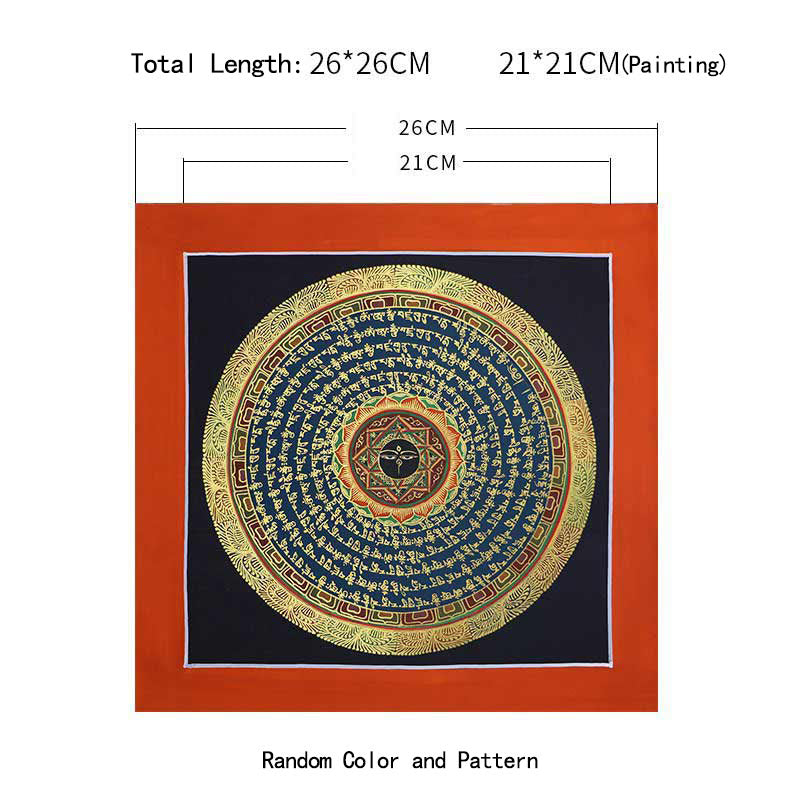 Buddha Stones Tibetan Handmade Thangka Painting Spiritual Blessing Blind Box Random Color Pattern - image 11