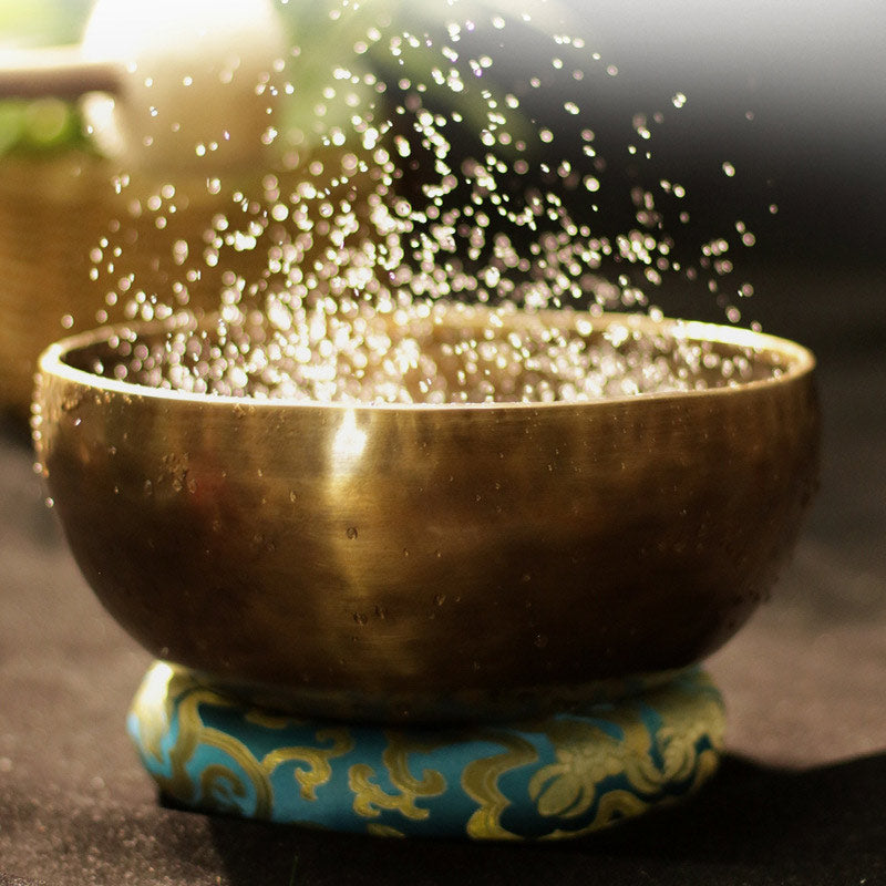Buddha Stones Tibetan Sound Bowl Handcrafted for Healing and Meditation Positive Energy Singing Bowl Set - image 8