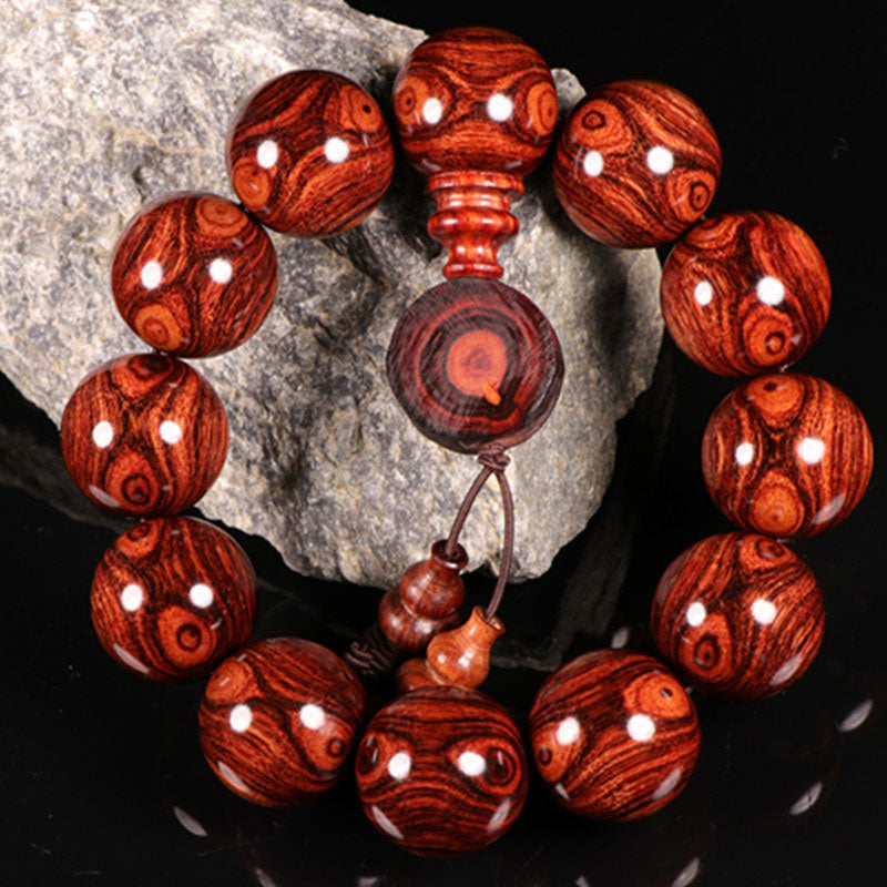 Buddha Stones Tibetan Rosewood Warmth Bracelet (Random Type) - image 0