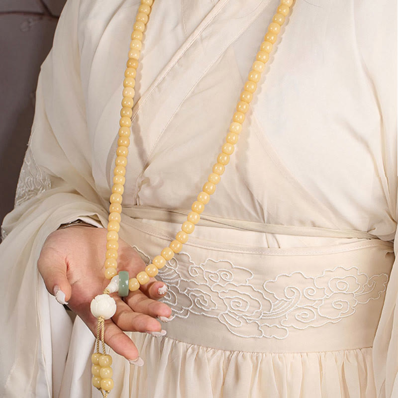 Buddha Stones Natural Bodhi Seed Lotus Dzi Bead Peace Harmony Charm Bracelet - image 9