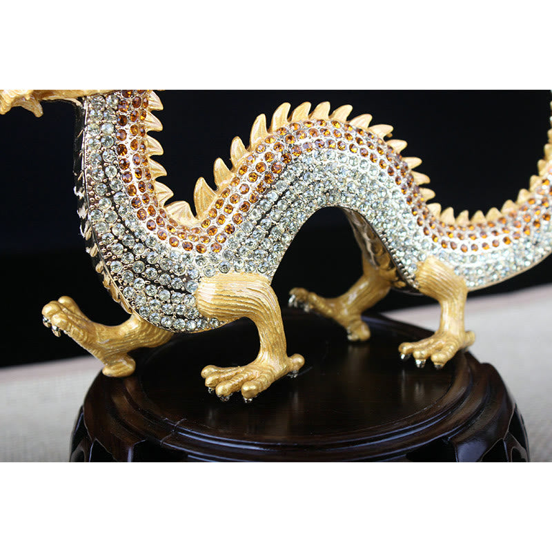 Buddha Stones Handmade Feng Shui Dragon Luck Success Home Decoration - image 3