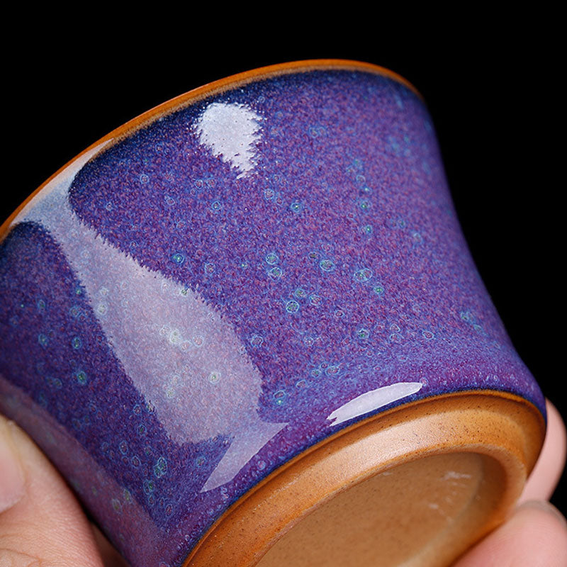 Buddha Stones Kiln Change Ceramic Bamboo Design Teacup Kung Fu Tea Cup - image 13