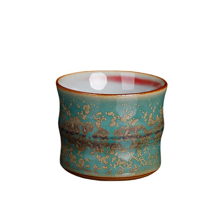 Buddha Stones Kiln Change Ceramic Bamboo Design Teacup Kung Fu Tea Cup - image 9