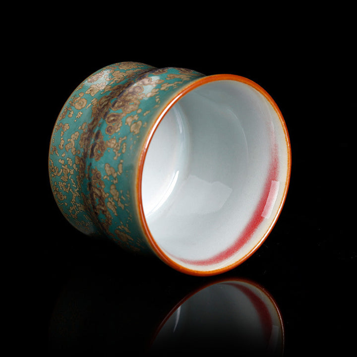 Buddha Stones Kiln Change Ceramic Bamboo Design Teacup Kung Fu Tea Cup - image 6