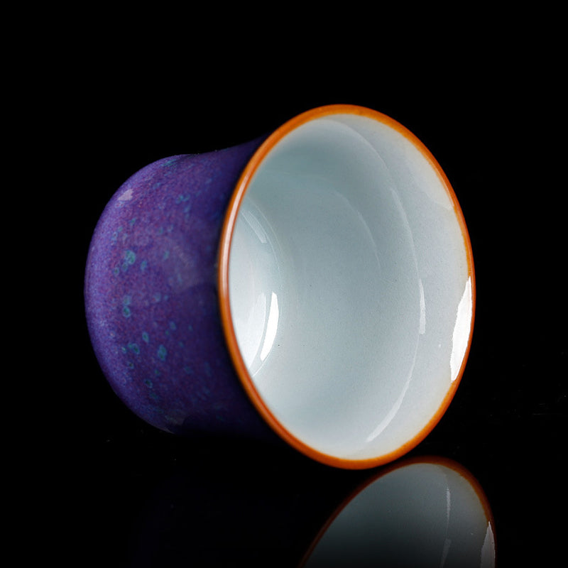 Buddha Stones Kiln Change Ceramic Bamboo Design Teacup Kung Fu Tea Cup - image 14