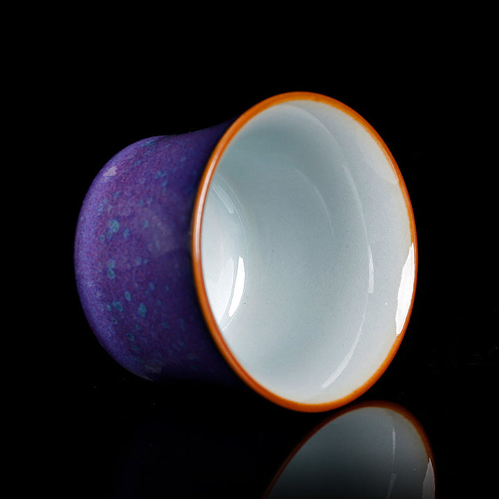 Buddha Stones Kiln Change Ceramic Bamboo Design Teacup Kung Fu Tea Cup - image 14